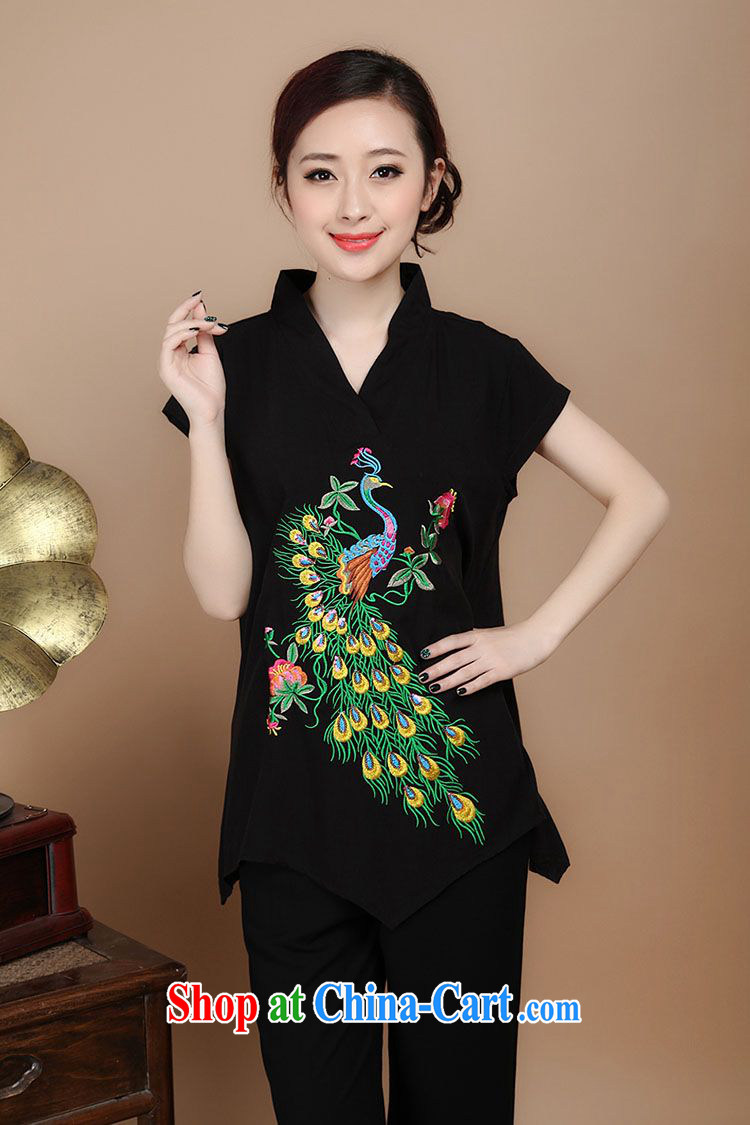 Forest narcissus 2014 spring and summer new Peacock pattern jacquard cloak-style, with T-shirt Chinese FGR - A 973 - 1 black XXXL pictures, price, brand platters! Elections are good character, the national distribution, so why buy now enjoy more preferential! Health