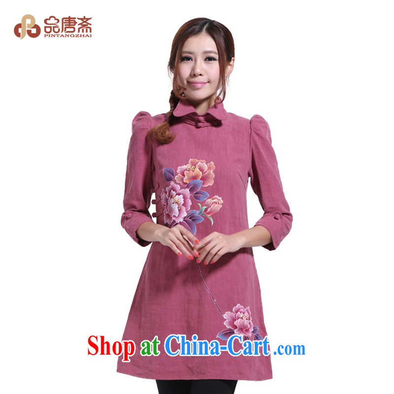 Mr Henry Tang, Id al-Fitr hand painted Ethnic Wind cotton Ma loose Tang Replace Picture Color XXL