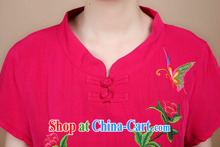 Forest narcissus 2014 spring and summer new cultivating jacquard single Chinese round-collar short-sleeve T-shirt FGR - A 208 red XXXL pictures, price, brand platters! Elections are good character, the national distribution, so why buy now enjoy more preferential! Health