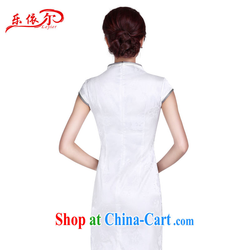 And, in accordance with new summer the cheongsam dress girls embroidery improved cheongsam short daily retro dresses 2015 counters and leave a compensable 100 white XXL, in accordance with (leyier), shopping on the Internet