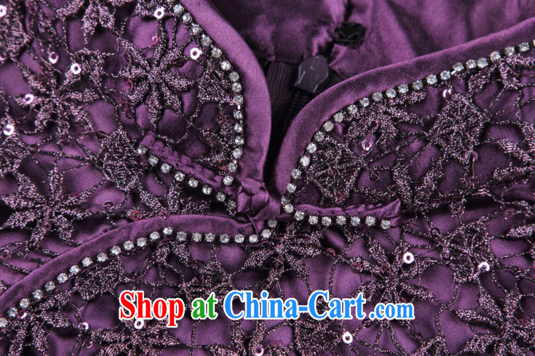 Jessup, new, manually set drill improved cheongsam elegant and stylish water-soluble lace cheongsam dress #992 purple XXXL pictures, price, brand platters! Elections are good character, the national distribution, so why buy now enjoy more preferential! Health