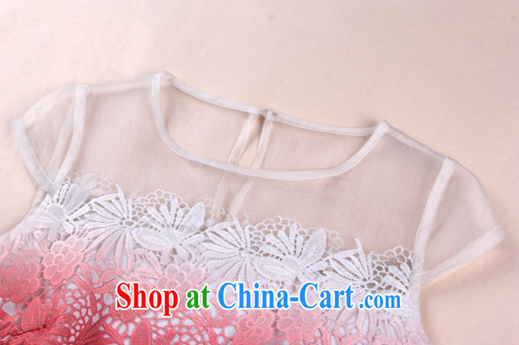 Jessup, new stylish classic improved water-soluble gradient lace cheongsam dress, collar XL pictures, price, brand platters! Elections are good character, the national distribution, so why buy now enjoy more preferential! Health