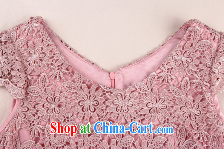 Jessup, new stylish and elegant and improved water-soluble lace cheongsam dress lace cheongsam dress with round collar XXL pictures, price, brand platters! Elections are good character, the national distribution, so why buy now enjoy more preferential! Health