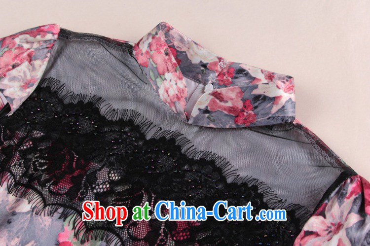 Jessup, new stylish improved stamp lace that is fashionable dresses lace cheongsam dress, collar XXL pictures, price, brand platters! Elections are good character, the national distribution, so why buy now enjoy more preferential! Health