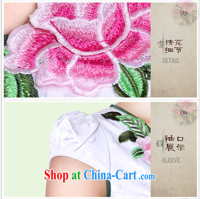 And, in accordance with elegant embroidered dresses cheongsam dress female beauty, long dresses and stylish sexy retro white XL pictures, price, brand platters! Elections are good character, the national distribution, so why buy now enjoy more preferential! Health