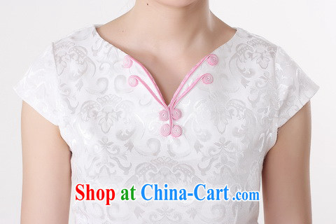 Shanghai, optimize purchase dresses summer improved retro dresses V collar cotton embroidered Chinese improved cheongsam dress short - A black 2 XL recommendations 125 - 130 Jack pictures, price, brand platters! Elections are good character, the national distribution, so why buy now enjoy more preferential! Health