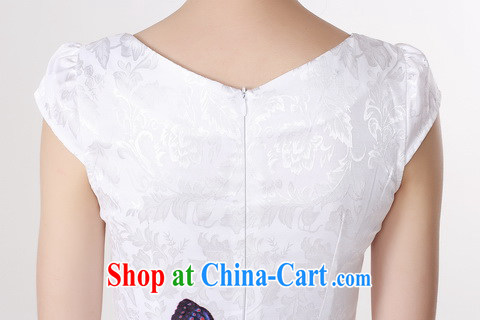 Shanghai, optimize purchase dresses summer improved retro dresses with pure cotton hand-painted Chinese improved cheongsam dress short white S recommendations 85 - 95 Jack pictures, price, brand platters! Elections are good character, the national distribution, so why buy now enjoy more preferential! Health