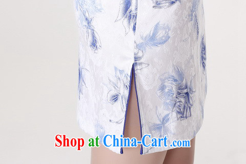 Shanghai, optimize purchase dresses summer improved retro dresses V collar cotton stamp Chinese improved cheongsam dress short black Orchid 2 XL recommendations 120 - 130 Jack pictures, price, brand platters! Elections are good character, the national distribution, so why buy now enjoy more preferential! Health
