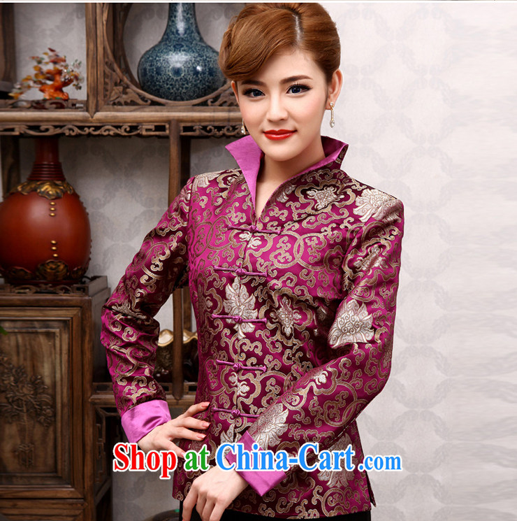 2014 spring loaded Tang jackets older persons in national costumes, winter thick long-sleeved in the old Red 4 XL pictures, price, brand platters! Elections are good character, the national distribution, so why buy now enjoy more preferential! Health