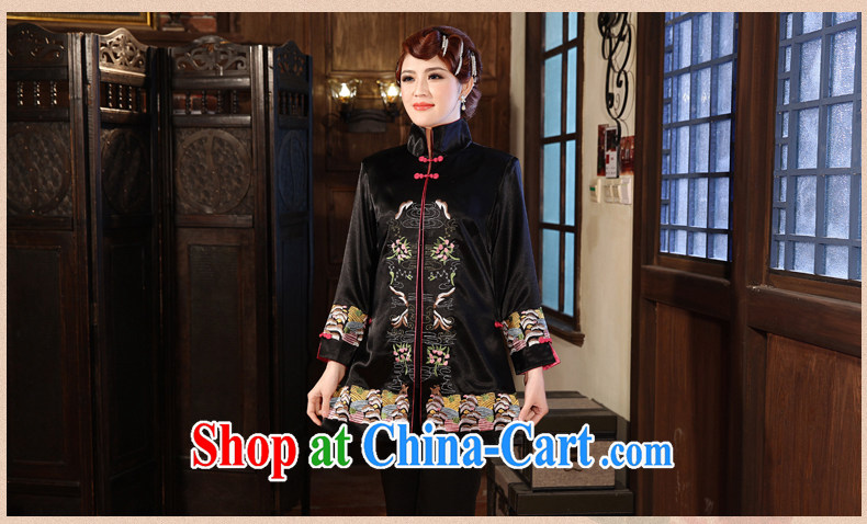 2014 spring new outfit suit trend improved cheongsam Chinese qipao day female black 3 XL pictures, price, brand platters! Elections are good character, the national distribution, so why buy now enjoy more preferential! Health