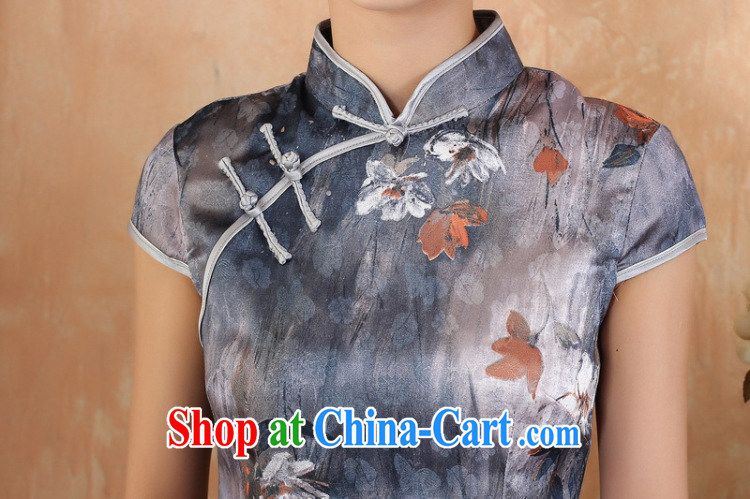 Take the new summer clothes, for Chinese China wind improved version hand-painted short-sleeved short cheongsam Tang - 3 purple L pictures, price, brand platters! Elections are good character, the national distribution, so why buy now enjoy more preferential! Health