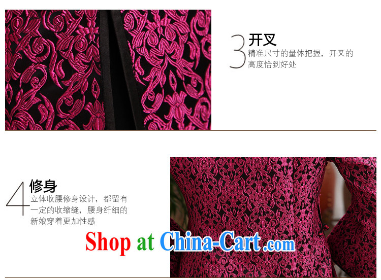 2014 cheongsam qipao Chinese style Chinese autumn Ms. loaded T-shirt dress women's coats dresses of the Red XXXL pictures, price, brand platters! Elections are good character, the national distribution, so why buy now enjoy more preferential! Health