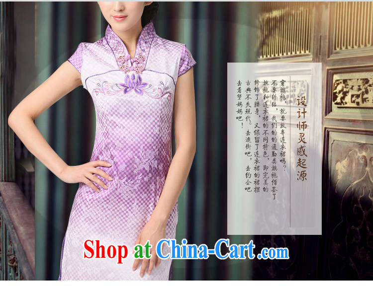 Dresses summer 2013 new stylish and improved cultivation video thin daily short-sleeved cotton robes Tang Dynasty style gradient red XXL pictures, price, brand platters! Elections are good character, the national distribution, so why buy now enjoy more preferential! Health