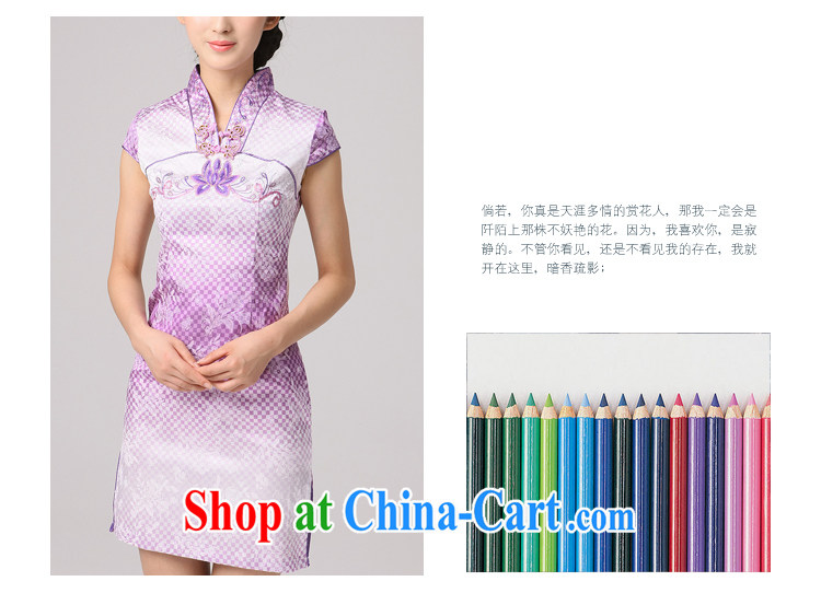 Dresses summer 2013 new stylish and improved cultivation video thin daily short-sleeved cotton robes Tang Dynasty style gradient red XXL pictures, price, brand platters! Elections are good character, the national distribution, so why buy now enjoy more preferential! Health