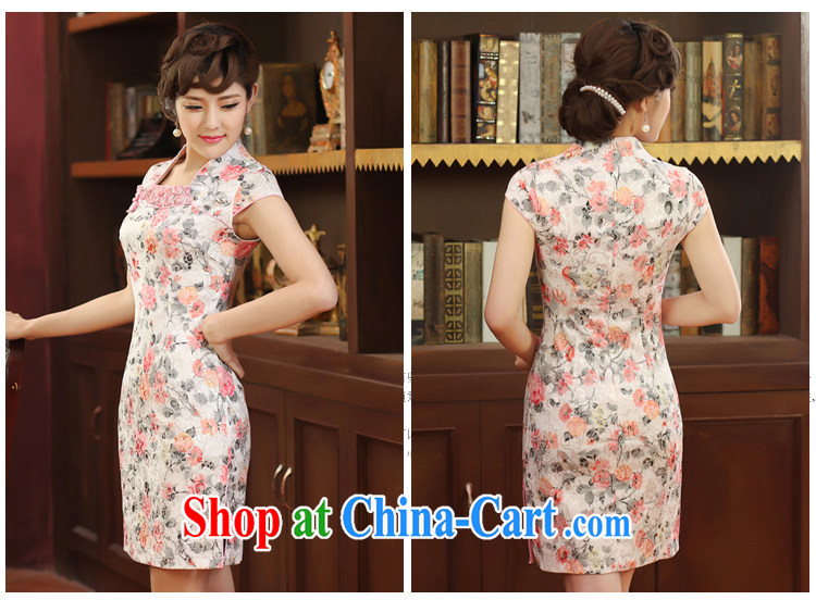 2014 cheongsam dress, stylish beauty girl, wedding dresses banquet with elegant short dresses of red XXL pictures, price, brand platters! Elections are good character, the national distribution, so why buy now enjoy more preferential! Health