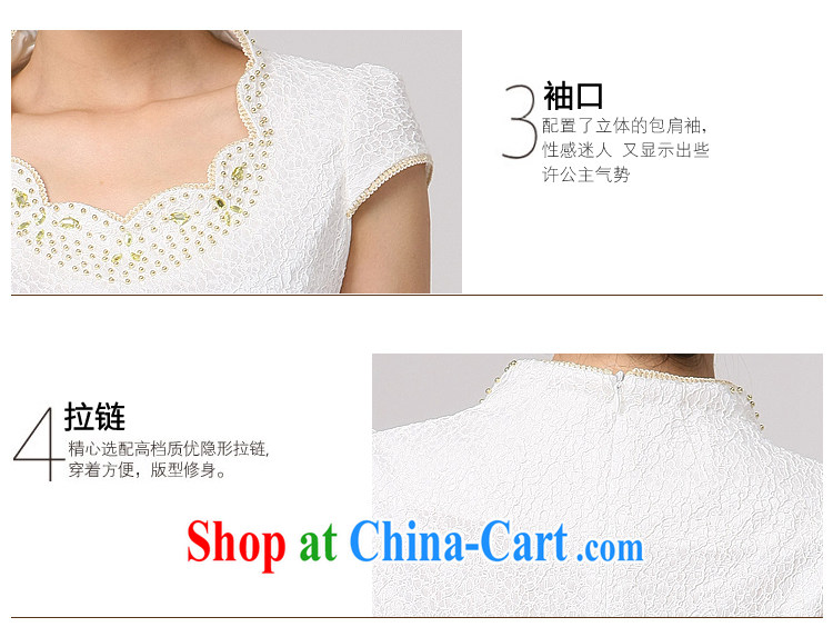 2014 summer dresses girls dresses improved stylish short-sleeve dresses autumn wind modern day retro dresses skirt white XXL pictures, price, brand platters! Elections are good character, the national distribution, so why buy now enjoy more preferential! Health