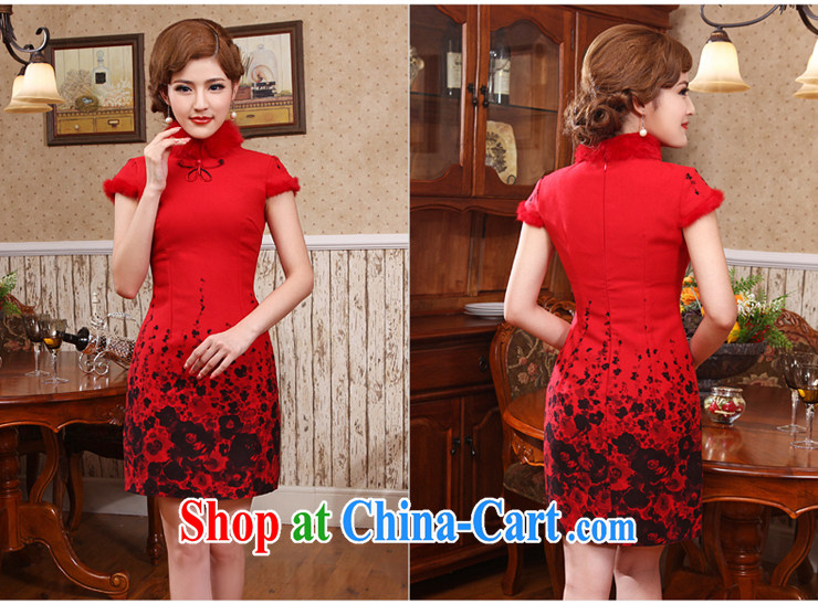 Dresses 2014 winter new winter clothes for gross short clip cotton day dresses skirts improved Tang Replace X 601 green 2 XL pictures, price, brand platters! Elections are good character, the national distribution, so why buy now enjoy more preferential! Health
