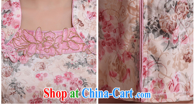 Dresses 2014 new summer short, cultivating improved stylish autumn antique dresses skirt retro daily female cheongsam pink XXL pictures, price, brand platters! Elections are good character, the national distribution, so why buy now enjoy more preferential! Health