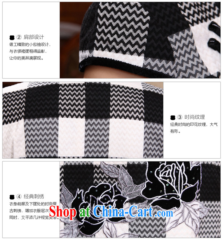 Dresses 2014 summer, children with retro improved stylish girl stamp Korea dresses black-and-white robes black-and-white, 2 XL pictures, price, brand platters! Elections are good character, the national distribution, so why buy now enjoy more preferential! Health