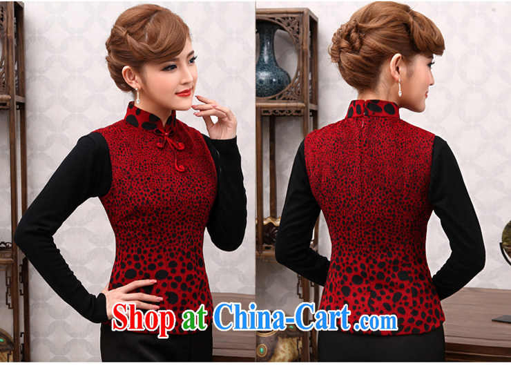 Dresses 2014 summer new, Chinese Chinese cheongsam dress shirt refined and stylish vest X585 wine red XXL pictures, price, brand platters! Elections are good character, the national distribution, so why buy now enjoy more preferential! Health