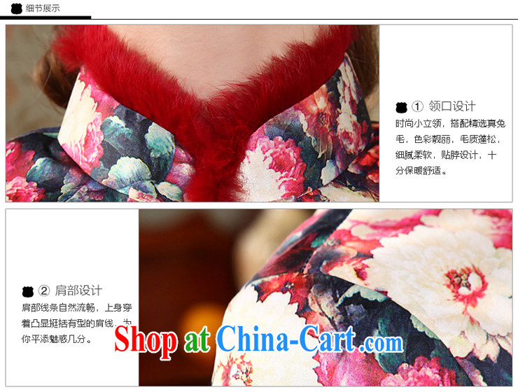 Dresses 2013 winter clothing new Chinese style improved folder cotton robes spent cultivating dresses X suit 597 2 XL pictures, price, brand platters! Elections are good character, the national distribution, so why buy now enjoy more preferential! Health