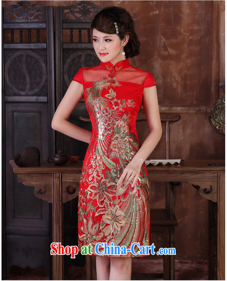 Dresses 2014 summer new ethnic wind improved stylish short-sleeve embroidery Peacock everyday dresses dresses white XXL pictures, price, brand platters! Elections are good character, the national distribution, so why buy now enjoy more preferential! Health