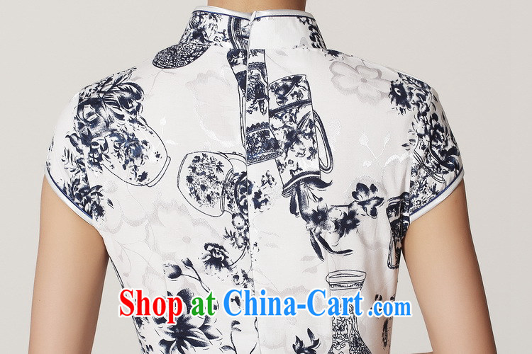 Take the new women with stylish and improved summer Chinese Chinese, for a tight linen porcelain was short-sleeved dresses blue and white porcelain 2 XL pictures, price, brand platters! Elections are good character, the national distribution, so why buy now enjoy more preferential! Health