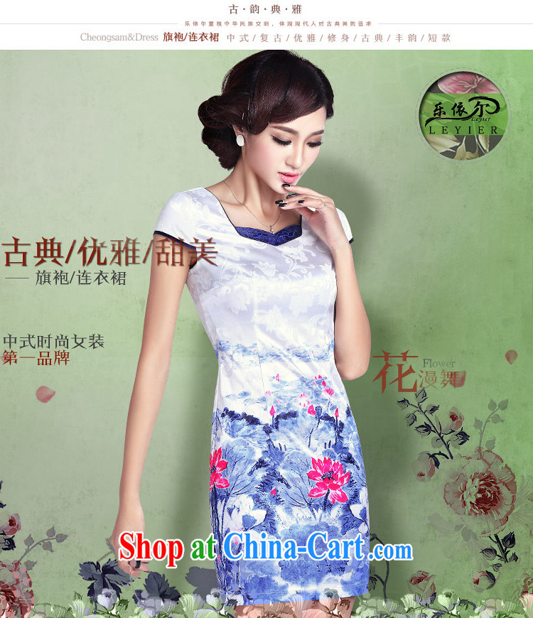 And, according to Ms. summer new hand-painted cheongsam dress elegant sexy improved cheongsam retro beauty graphics thin short cheongsam LYE 1367 white XXL pictures, price, brand platters! Elections are good character, the national distribution, so why buy now enjoy more preferential! Health