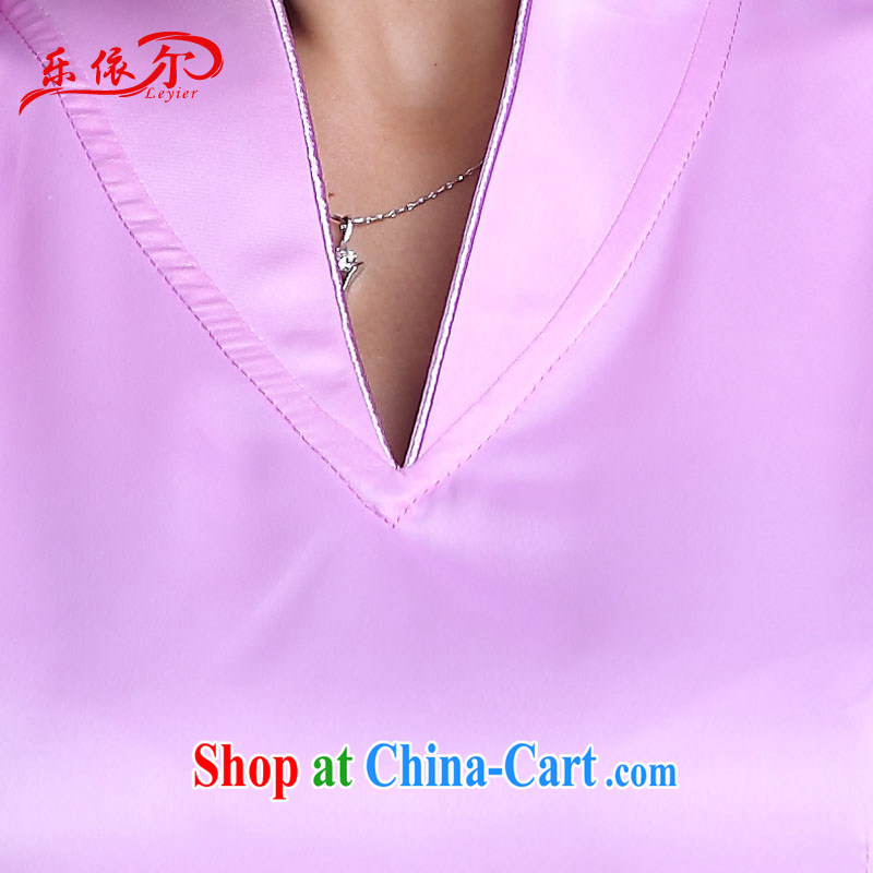 And, according to summer dress cheongsam stylish improved sexy outfit retro short V collar cheongsam dress dress LYE 170 pink XL, and, in accordance with (leyier), and, on-line shopping
