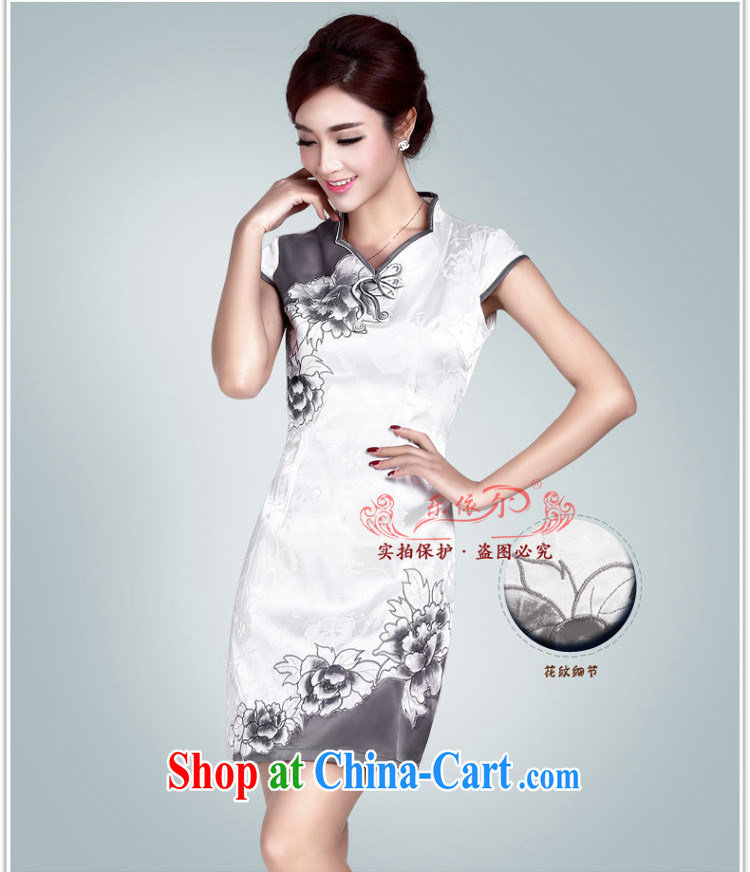 And, in accordance with summer Lady will outfit skirt girls embroidery improved cheongsam short cheongsam beauty daily retro dresses LYE 8803 white XXL pictures, price, brand platters! Elections are good character, the national distribution, so why buy now enjoy more preferential! Health