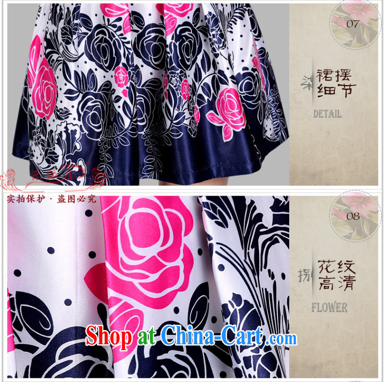 And in summer, the cheongsam dress retro improved short cheongsam elegant beauty big girl dresses LYE 9016 white purple XL pictures, price, brand platters! Elections are good character, the national distribution, so why buy now enjoy more preferential! Health