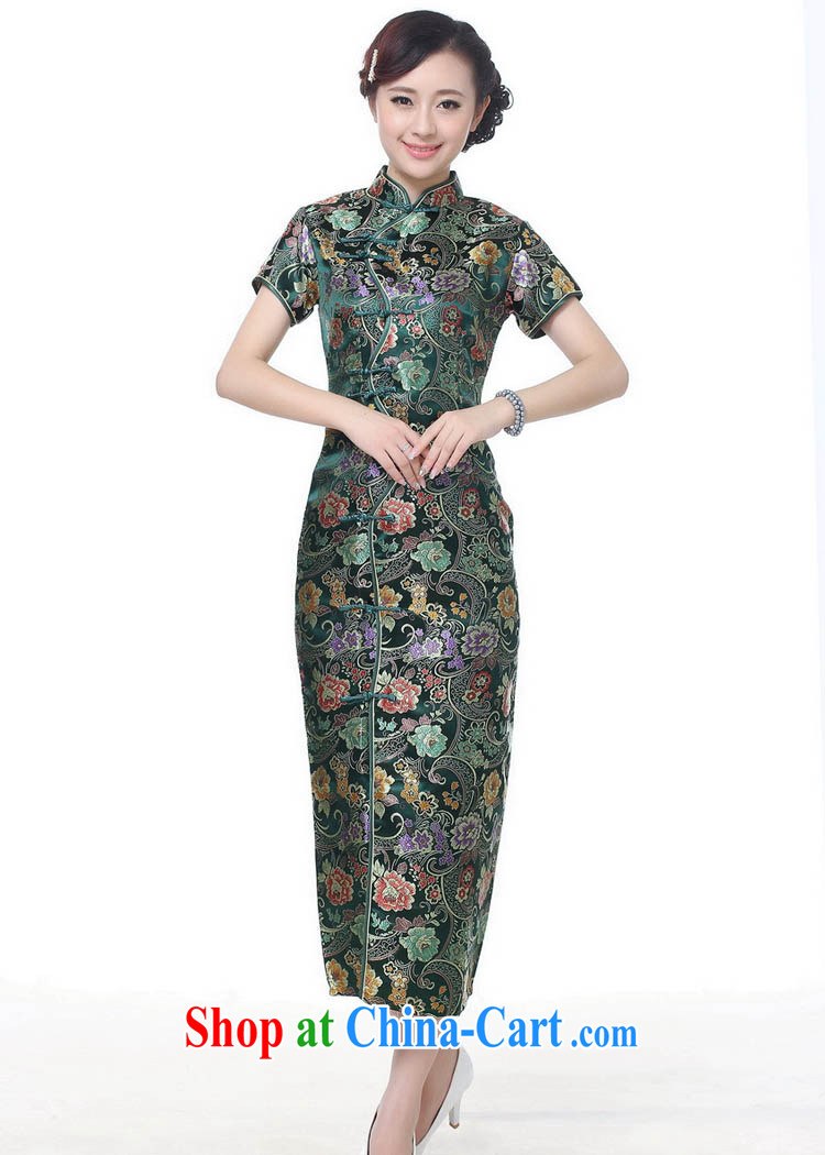 Ko Yo Mephidross Colorful spring and summer Girls High long Silk Cheongsam retro long high on the truck cheongsam dress CHUANGQIPAO C 0001 red 180/3 XL pictures, price, brand platters! Elections are good character, the national distribution, so why buy now enjoy more preferential! Health