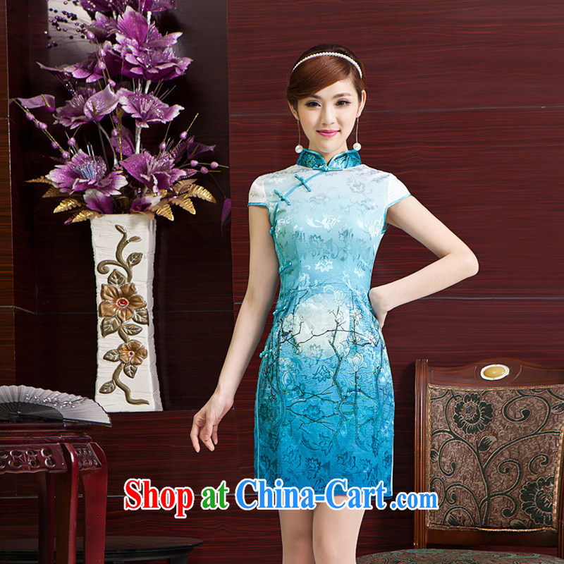 Rain Coat is stylish and refined bridal dresses and elegant Chinese style wedding toast serving high end graphics thin short daily outfit QP 7014 photo color XXL, rain is clothing, and shopping on the Internet