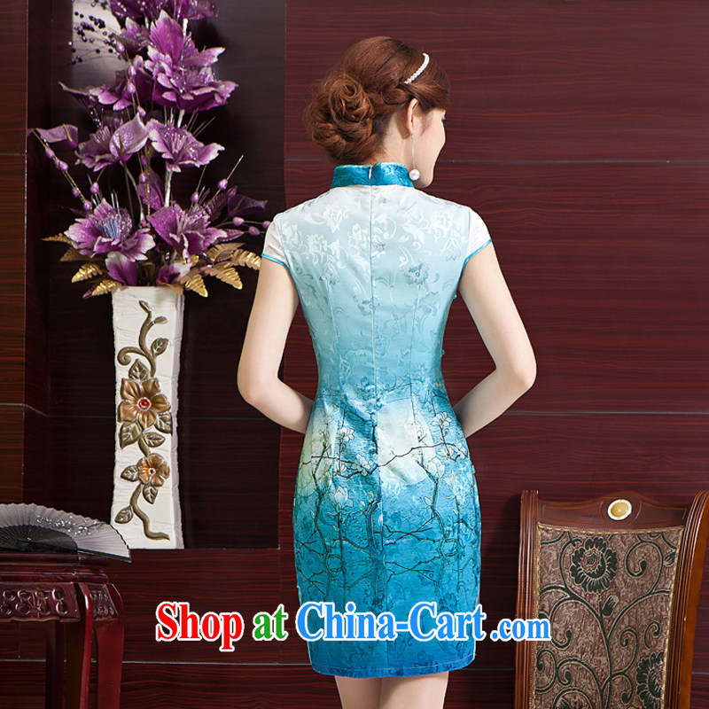 Rain Coat is stylish and refined bridal dresses and elegant Chinese style wedding toast serving high end graphics thin short daily outfit QP 7014 photo color XXL, rain is clothing, and shopping on the Internet