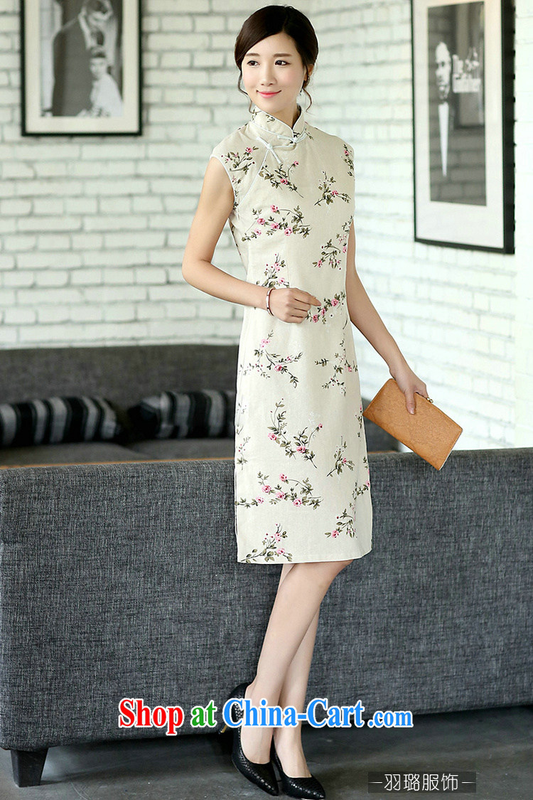 Jessup, new, improved Chinese linen arts, summer daily floral cotton the dresses sleeveless dresses dresses CQP 362 sleeveless energy XXL pictures, price, brand platters! Elections are good character, the national distribution, so why buy now enjoy more preferential! Health