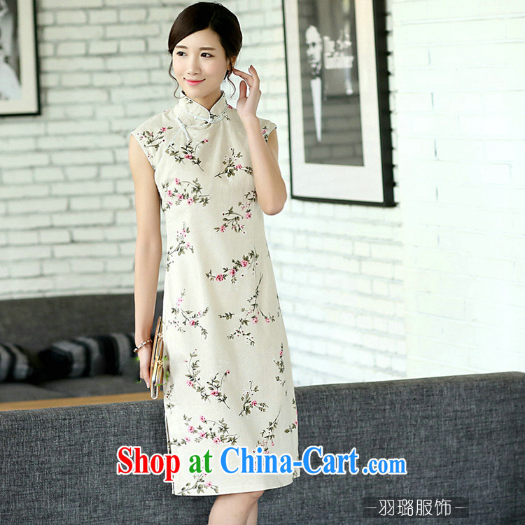 Jessup, new, improved Chinese linen arts, summer daily floral cotton the dresses sleeveless dresses dresses CQP 362 sleeveless energy XXL pictures, price, brand platters! Elections are good character, the national distribution, so why buy now enjoy more preferential! Health