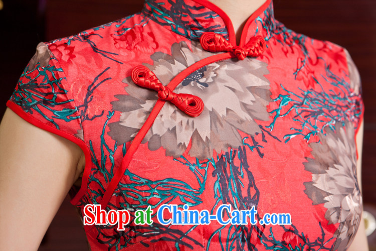Rain Coat yet stylish improved bridal dresses wedding toast serving traditional beauty dresses short video thin Chinese qipao QP 7024 red XXL pictures, price, brand platters! Elections are good character, the national distribution, so why buy now enjoy more preferential! Health