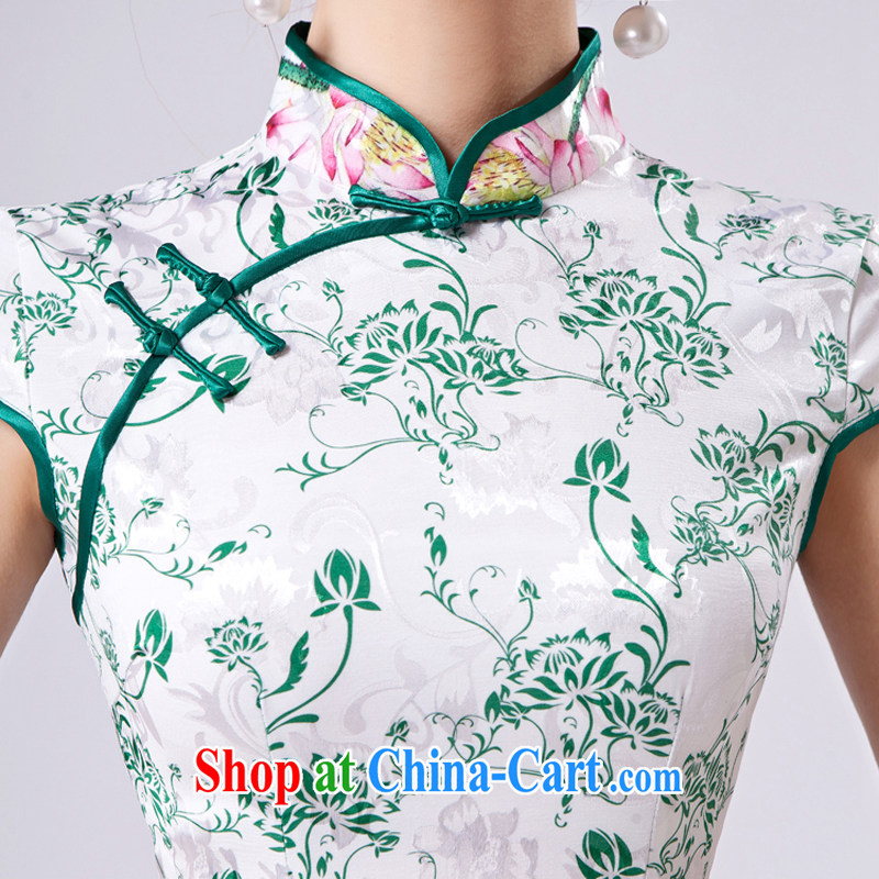 Rain is still clothing and improved modern marriages, short cheongsam Ethnic Wind traditional Chinese standard photo building Photo Album qipao QP 7027 photo color XXL, rain is clothing, and shopping on the Internet