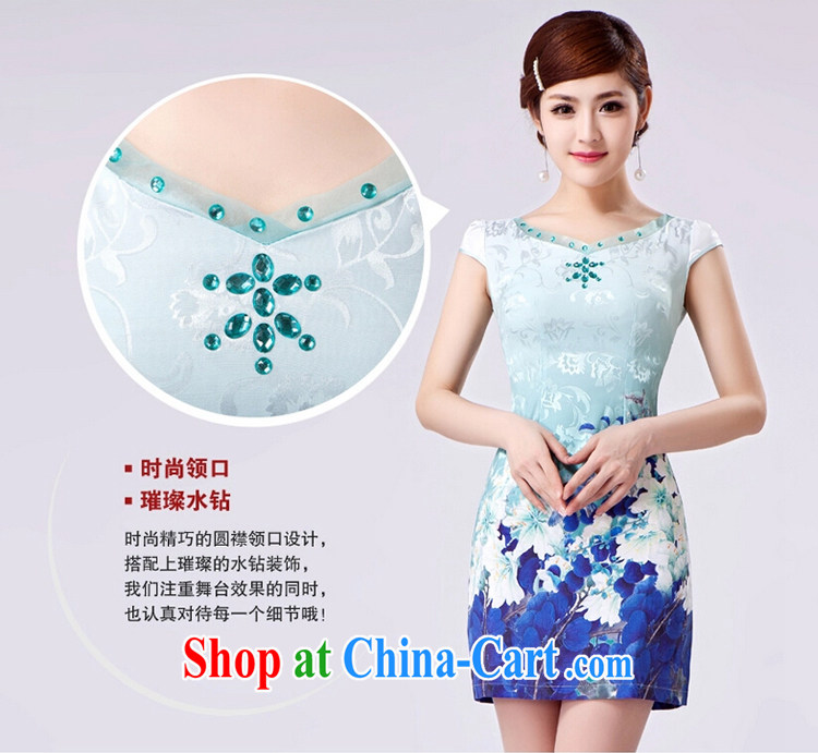Rain Coat is stylish and improved cheongsam bridal Photo Album summer elegant wedding short, cultivating China wind graphics thin daily outfit QP 7032 photo color XXL pictures, price, brand platters! Elections are good character, the national distribution, so why buy now enjoy more preferential! Health