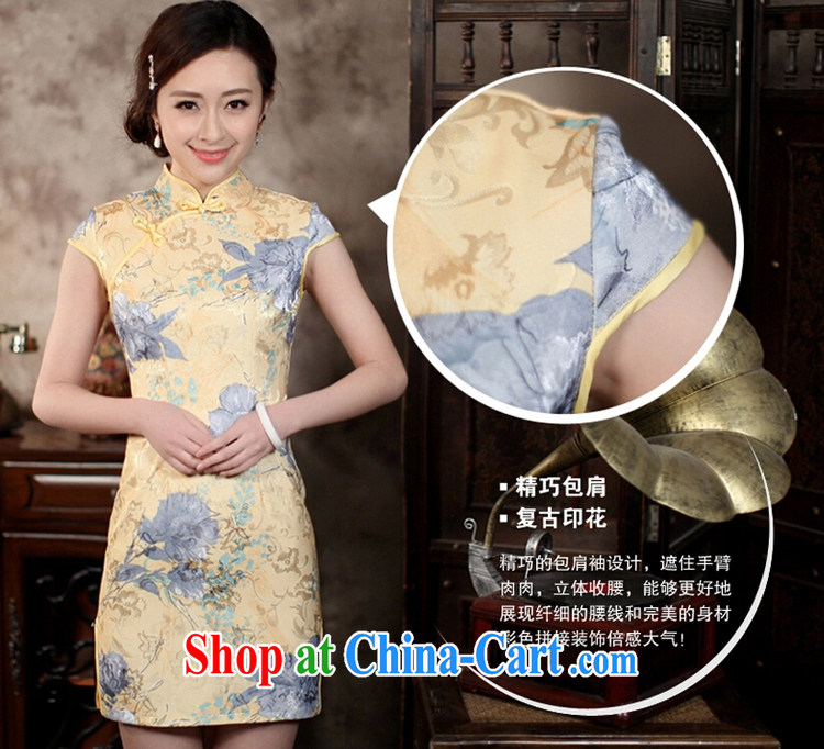 Rain Coat yet stylish Chinese style traditional Chinese qipao elegant Chinese daily evening larger photo building bridal portrait beauty wedding dresses 7048 QP picture color XXL pictures, price, brand platters! Elections are good character, the national distribution, so why buy now enjoy more preferential! Health