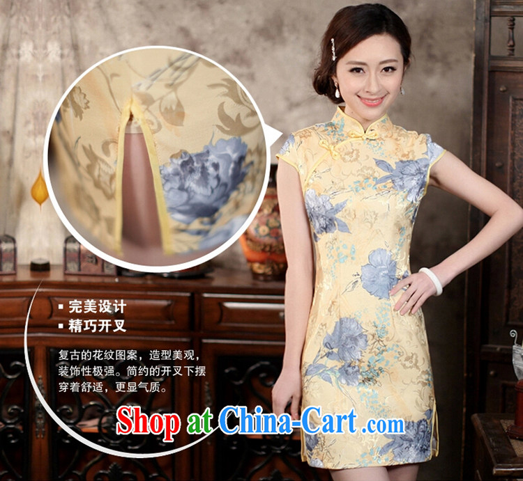 Rain Coat yet stylish Chinese style traditional Chinese qipao elegant Chinese daily evening larger photo building bridal portrait beauty wedding dresses 7048 QP picture color XXL pictures, price, brand platters! Elections are good character, the national distribution, so why buy now enjoy more preferential! Health