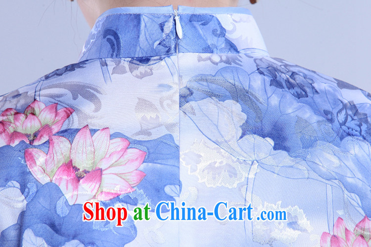 Rain Coat is stylish and refined bridal dresses elegant Ethnic Wind Chinese, short, daily outfit photo building Photo Album qipao QP 7050 blue XXL pictures, price, brand platters! Elections are good character, the national distribution, so why buy now enjoy more preferential! Health