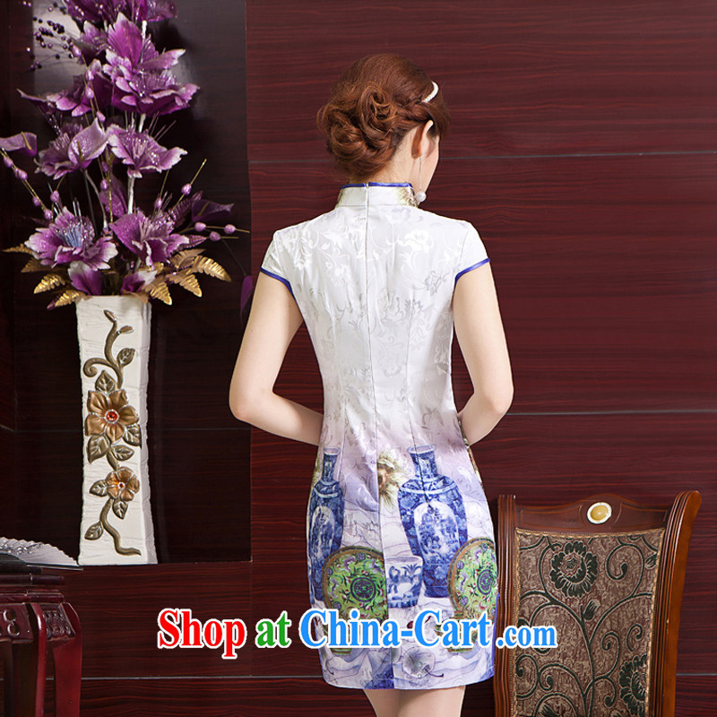 Rain is still clothing and stylish bridal China wind traditional mother's robes Sau San Tong load photo building Photo Album qipao graphics thin daily maximum code cheongsam QP 7053 photo color XXL, rain is clothing, and shopping on the Internet