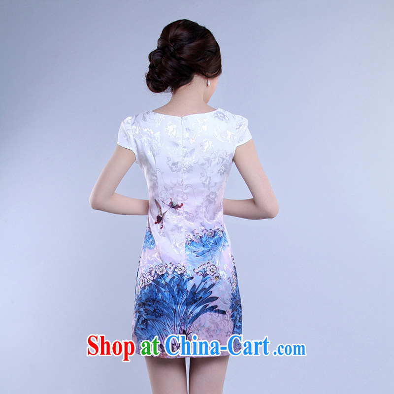Rain Coat is stylish and improved bridal dresses beauty wedding Tang replace short summer dresses photo building Photo Album qipao graphics thin daily outfit QP 7054 photo color XXL, rain is still clothing, shopping on the Internet