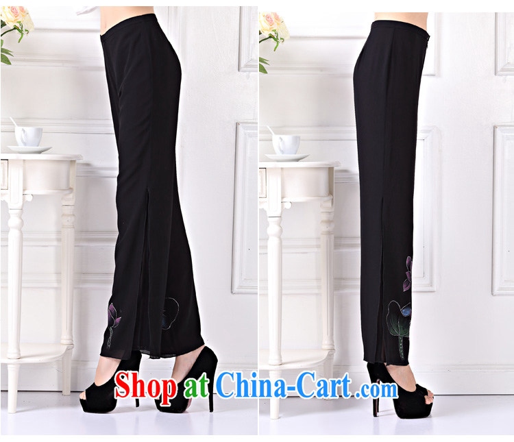 Chinese Tang pants, old fashioned improved China wind hand-painted snow woven girls trousers KZ 003 black XXXL (33 yards), pictures, price, brand platters! Elections are good character, the national distribution, so why buy now enjoy more preferential! Health