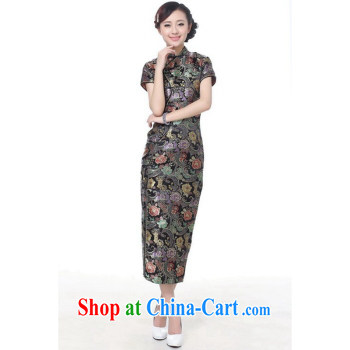 Take the new summer fashion ladies round collar retro figures damask Chinese Robes Chinese bathrobe red are code pictures, price, brand platters! Elections are good character, the national distribution, so why buy now enjoy more preferential! Health