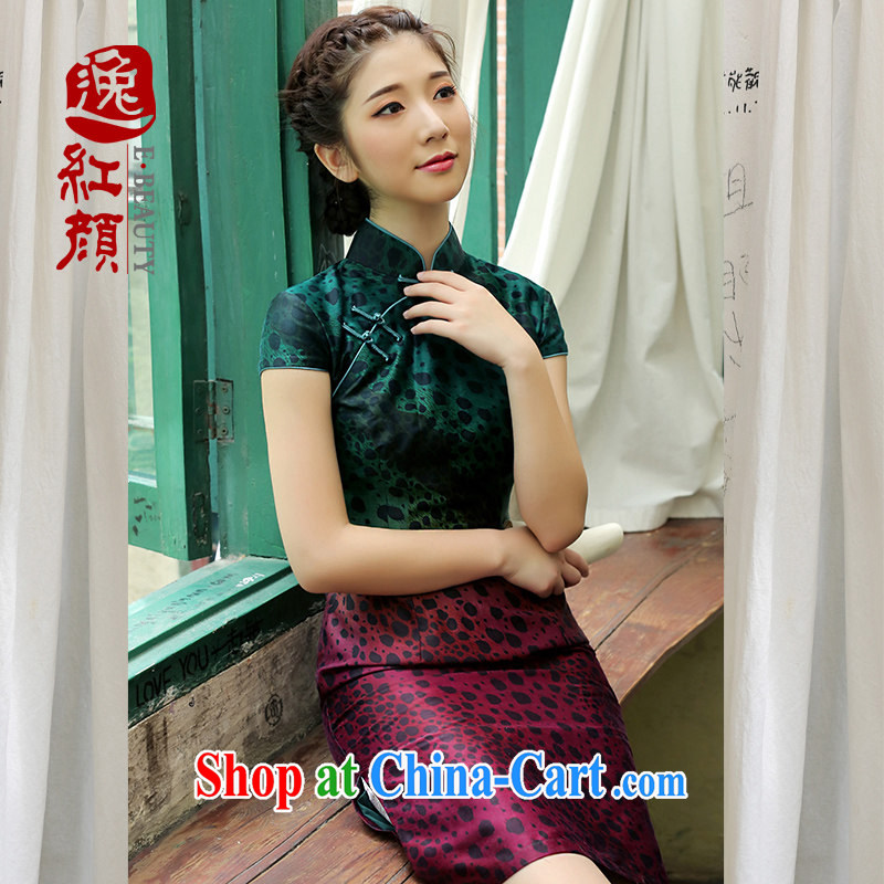 once and for all and fatally jealous Chung Nga silk upscale retro new dresses 2014 summer skirt outfit improved daily fashion fancy L - pre-sale 30 days, once and for all, and proverbial hero, and shopping on the Internet