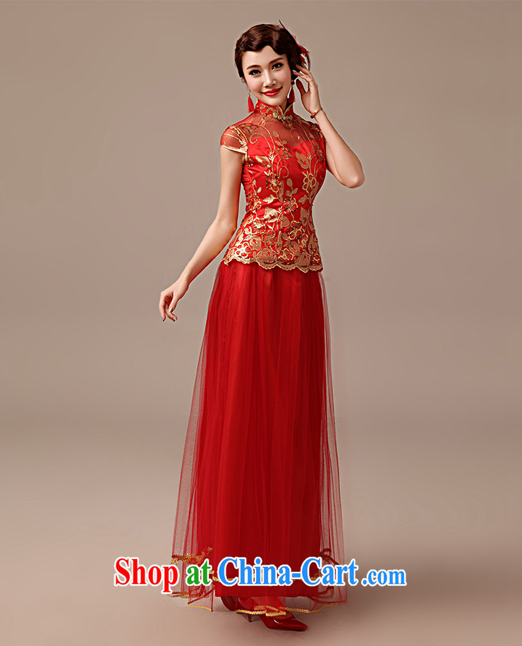 Dirty comics 2015 new marriage bows dresses retro, for package shoulder the Code Red long bridal dresses red XL pictures, price, brand platters! Elections are good character, the national distribution, so why buy now enjoy more preferential! Health