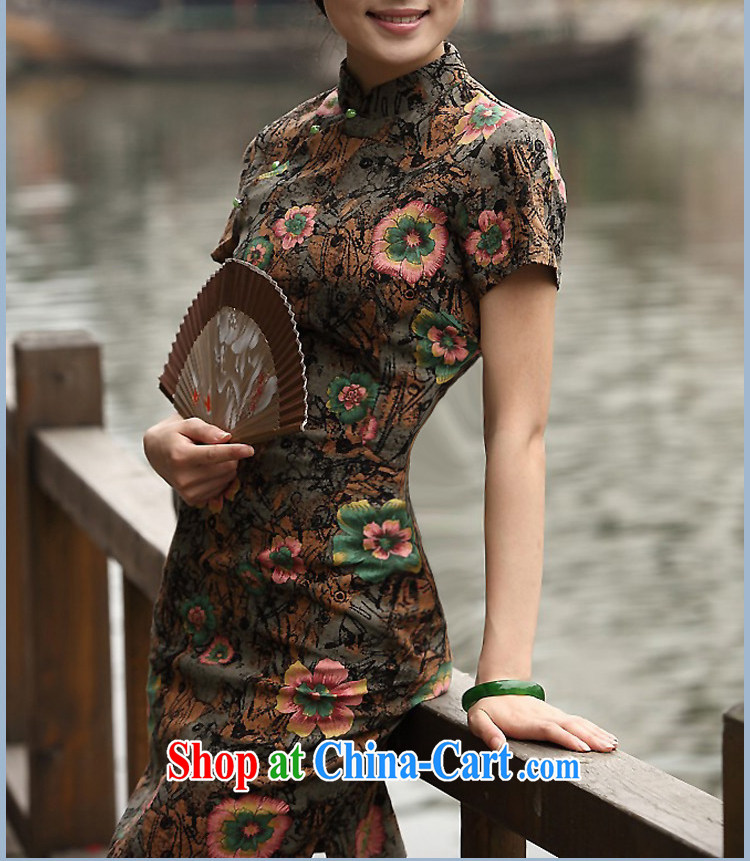 Jessup, new spring and summer classic retro floral beauty improved cotton the ramp ends cheongsam dress the forklift truck cheongsam dress FJ 230 Monet cheongsam XXL pictures, price, brand platters! Elections are good character, the national distribution, so why buy now enjoy more preferential! Health