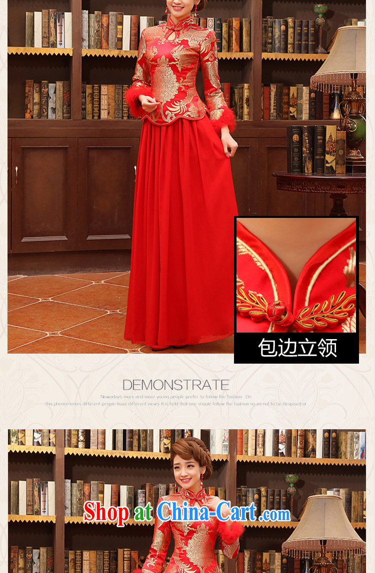 There is embroidery bridal 2014 winter new toast serving thick retro style long-sleeved Chinese qipao Q 5127 the cotton style XXL Suzhou shipping pictures, price, brand platters! Elections are good character, the national distribution, so why buy now enjoy more preferential! Health